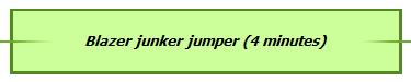 Blazer junker jumper (4 minutes)